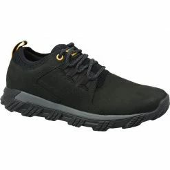 Caterpillar Mens Electroplate Leather Shoes - Black Trainers