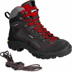Alpinus Dragon High Tactical Trekking Shoes - Graphite/Red
