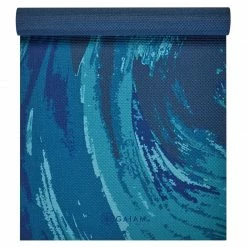 Yoga Mats Gaiam Pacific Harbor 4 MM Yoga Mat -Blue
