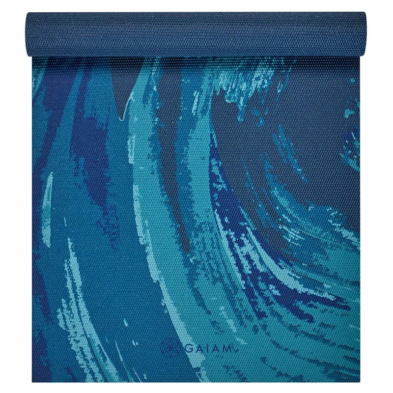 Yoga Mats Gaiam Pacific Harbor 4 MM Yoga Mat -Blue