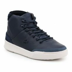 Lacoste Mens Explorateur Clas 417 1 QSP Shoes - Navy Blue Trainers