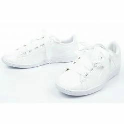 Footwear Puma Womens Vikky Ribbon Shoes - White