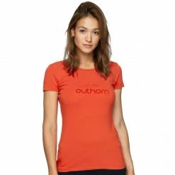 Outdoor Clothing Outhorn Womens Casual T-Shirt - Dark Red