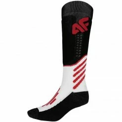 4F Womens Ski Socks 20S - Deep Black Walking Socks