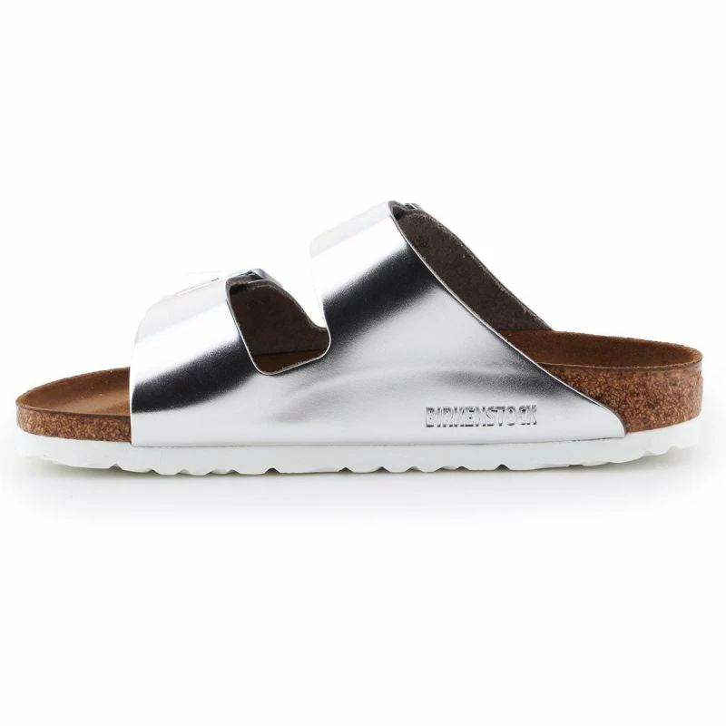 Birkenstock Womens Arizona BS Sandals - Silver