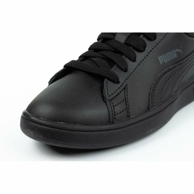 Puma Junior Smash V2 Shoes - Black Footwear