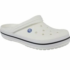 Slides Crocs Unisex Crocband Slippers - White