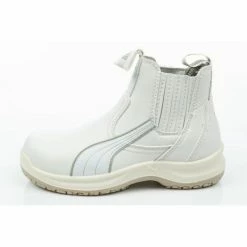 Puma Unisex Clear Chelsea Mid S2 SRC Safety Shoes - White Trainers