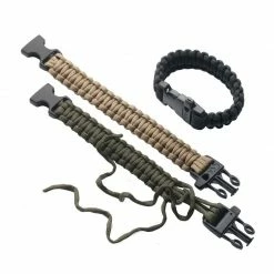 Sports Bags Macgyver Survival Bracelet - Black