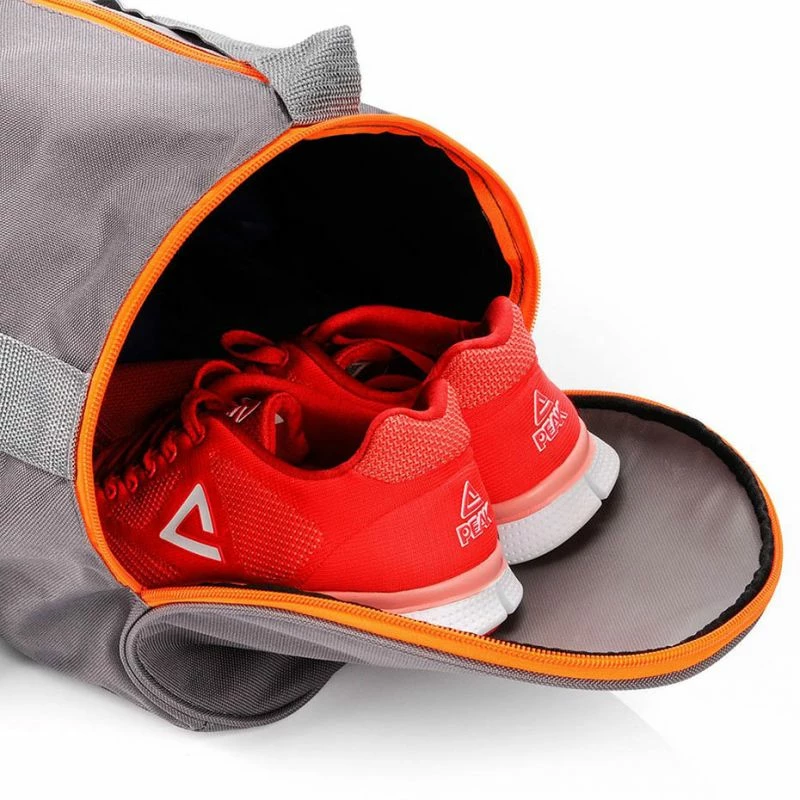 Meteor Siggy 25L Fitness Bag - Gray/Orange Duffle Bags