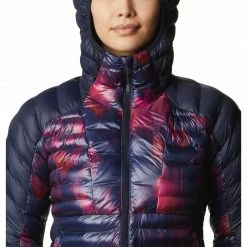 Columbia Womens Labyrinth Loop Hooded Jacket - Navy Blue Outdoor Clothing
