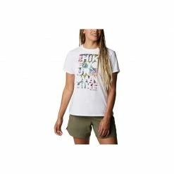 Columbia Womens Sun Trek Graphic Tee - White