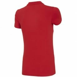 4F Womens Everyday Polo Shirt - Red