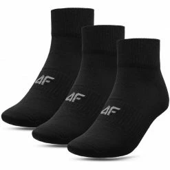 Walking Socks 4F Mens Socks - Black