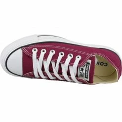 Converse Unisex Chuck Taylor All Star OX Shoes - Burgundy Trainers