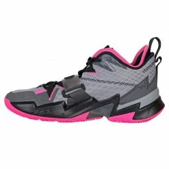 Trainers Nike Mens Jordan Why Not Zero Shoes - Gray/Pink/Black