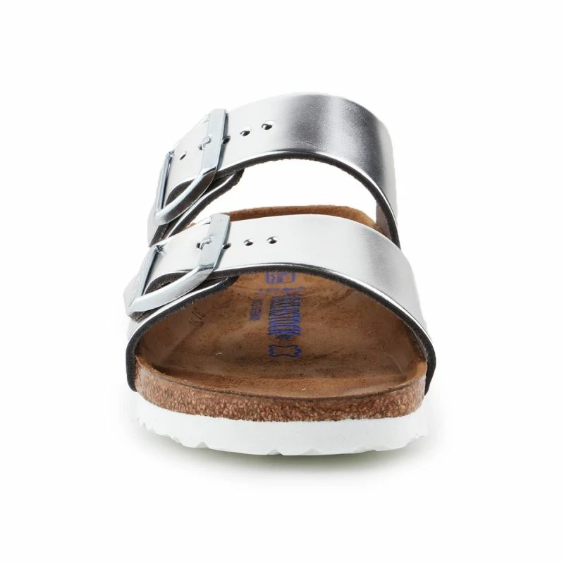 Birkenstock Womens Arizona BS Sandals - Silver