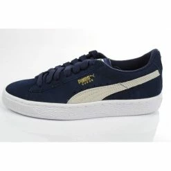 Puma Womens Suede Classic Shoes - Navy Blue