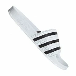 Adidas Mens Adilette Slippers - White Climawarm