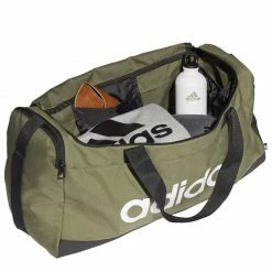 Duffle Bags Adidas Mens Linear Duffel Bag - Brown