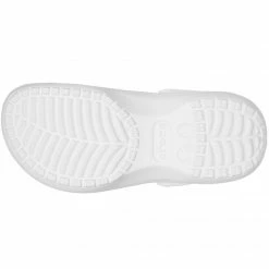 Slides Crocs Womens Classic Platform Clog - White