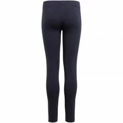 Adidas Junior Essentials 3 Stripes Leggings - Navy Blue