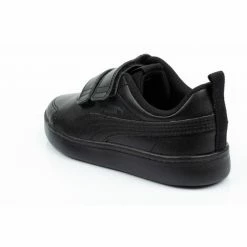 Puma Courtflex Infants Shoes - Black Footwear