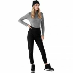 4F Womens Fleece Sweatshirt - Cool Light Gray Melange Outdoor Clothing