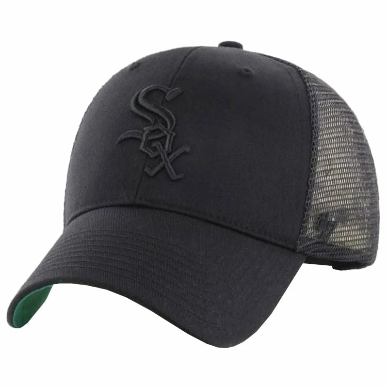 47 Brand Mens MLB Chicago White Sox Branson Cap - Black Caps