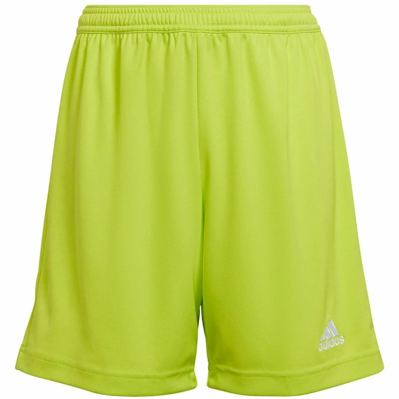 Adidas Junior Entrada 22 Shorts - Lime Climawarm