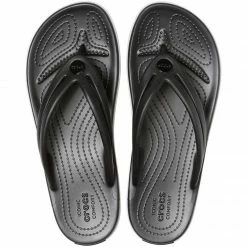 Slides Crocs Womens Crocband Flip-Flops - Black