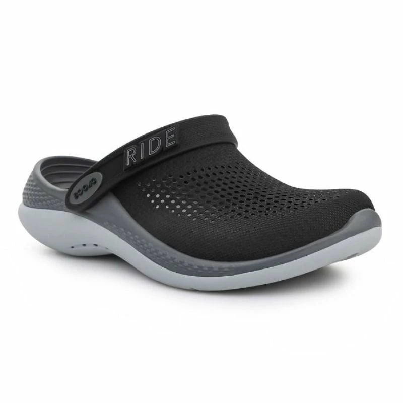 Crocs Mens LiteRide 360 Clog - Black Slides