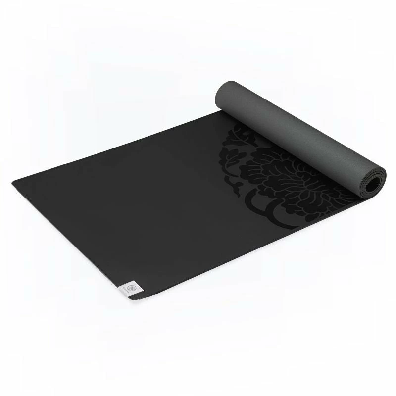Yoga Mats Gaiam Dry-Grip 5 MM Yoga Mat - Black