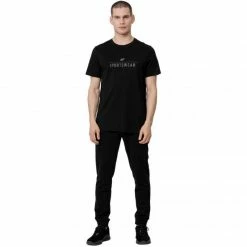 4F Mens Universal T-shirt - Deep Black Outdoor Clothing