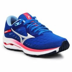 Mizuno Womens Wave Rider 24 Shoes - Blue