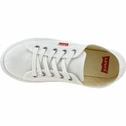 Levi's Womens Malibu Beach Shoes - White Footwear
