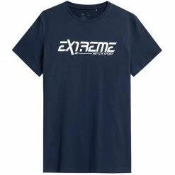 4F Mens Regular T-Shirt - Navy Blue Outdoor Clothing