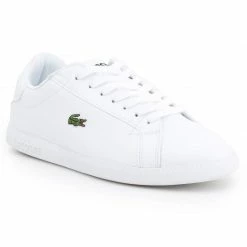 Lacoste Womens Graduate Lifestyle Shoes - White Footwear
