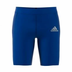 Adidas Mens Techfit Tight Shorts - Blue Outdoor Clothing