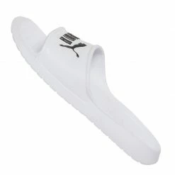 Slides Puma Mens Divecat V2 Slippers - White
