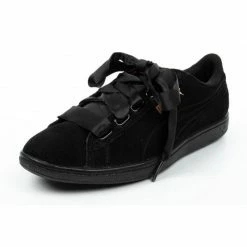 Footwear Puma Womens Vikky Ribbon SW Shoes - Black