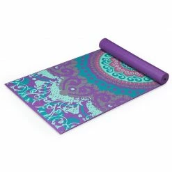 Yoga Mats Gaiam Moroccan Garden 4 MM Yoga Mat - Purple