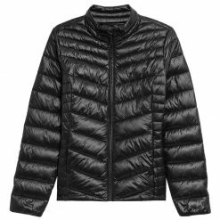 4F Womens Winter Jacket - Black Outdoor Clothing