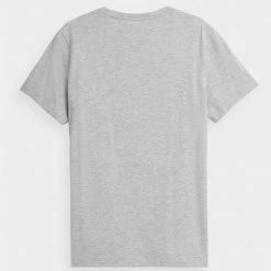 4F Mens Classic T-Shirt - Gray Outdoor Clothing
