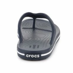 Crocs Womens Crocband Flip-Flops - Black Slides