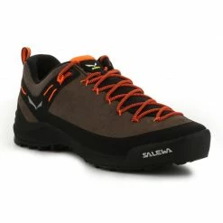 Trainers Salewa Mens Wildfire MS Leather Shoes - Brown