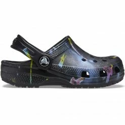 Crocs Kids Classic Out Of This World II Clog - Black Footwear