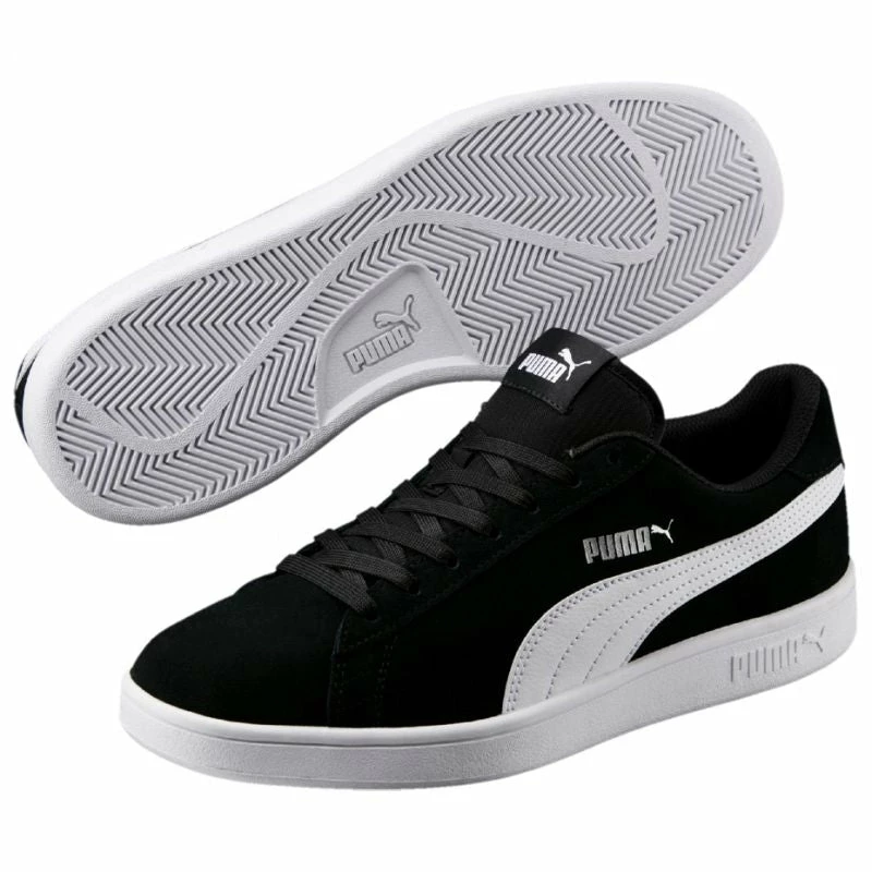 Trainers Puma Mens Smash V2 Shoes - Black