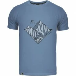 Outdoor Clothing Alpinus Mens Skilbrum T-shirt - Blue