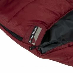 High Peak Redwood 3 L Sleeping Bag 230x85x55 Cm - Burgundy/Gray